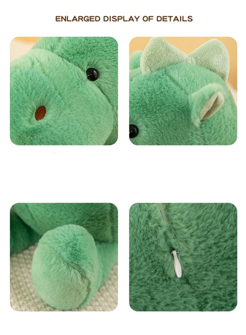 30 CM Cute Dinosaur Plush Toy Soft Stuffed Cute Cartoon Doll For Girls And Boys All Ages Gift（Green） - Image 4